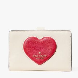 Kate Spade Madison Puffy Heart Medium Bifold Wallet